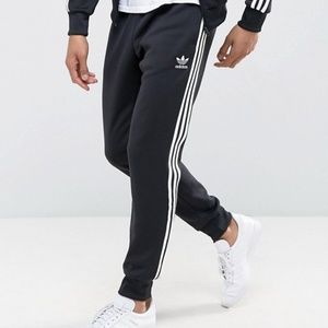 ADIDAS Superstar Cuffed Track Pants Black Small